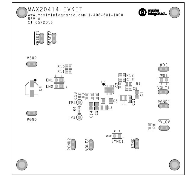 Analog Devices / Maxim Integrated MAX20414EVKIT评估套件